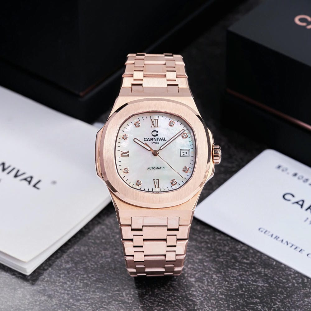 Đồng hồ Nam Carnival 8160G-VH-TK (Xà cừ trắng)