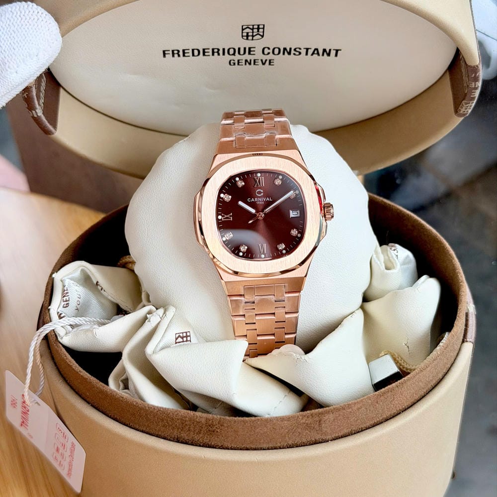 Đồng hồ Nữ Carnival 8160L-VH-N1 (Nâu Đậm)