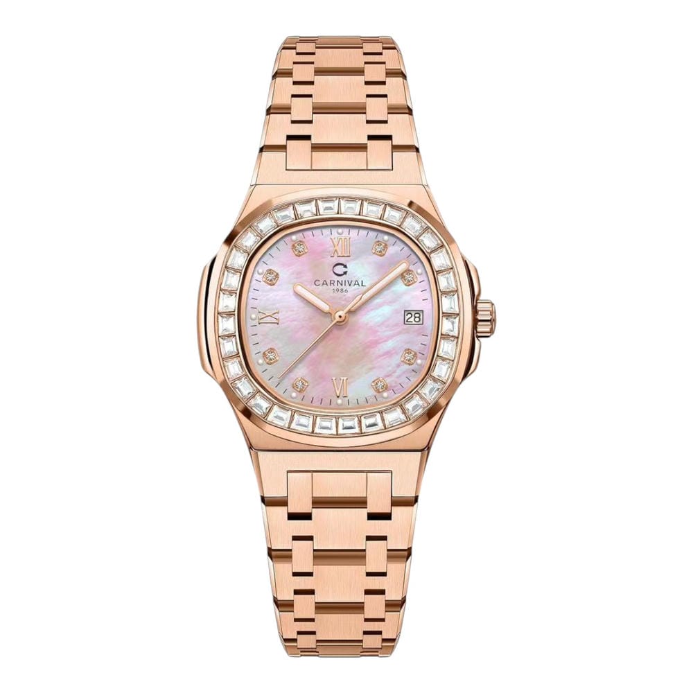 Đồng hồ Nữ Carnival 8160L2-VH-HK (Xà Cừ Hồng)